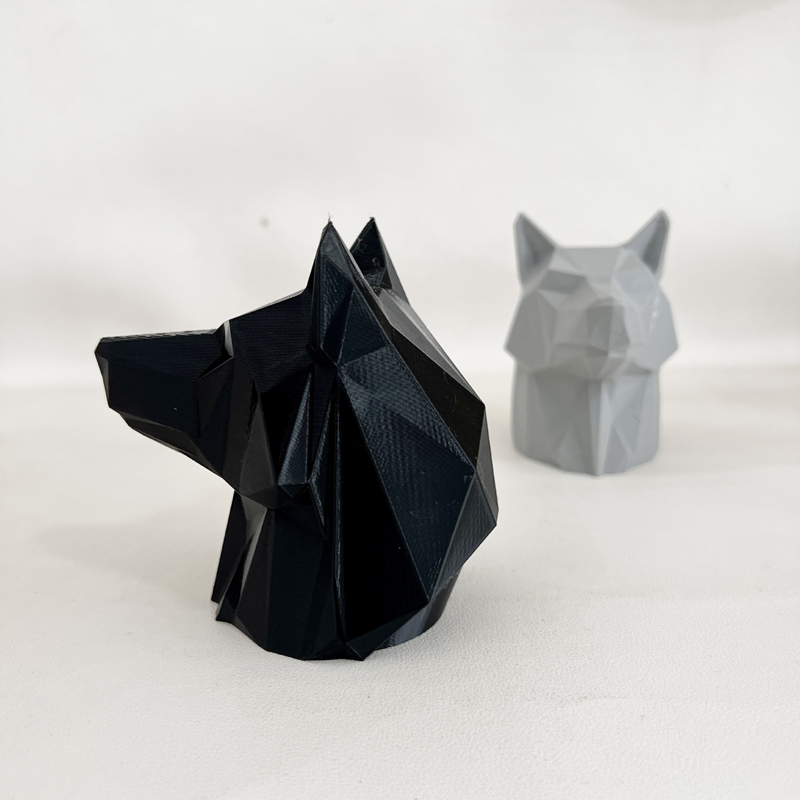 الذئب شكل وصلة مقطورة غطاء عيد - مراجعة 3D Printing Mask وسعره