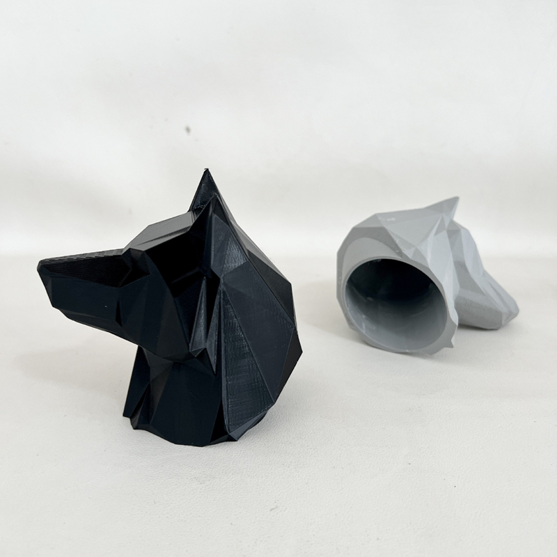 الذئب شكل وصلة مقطورة غطاء عيد - مراجعة 3D Printing Mask وسعره